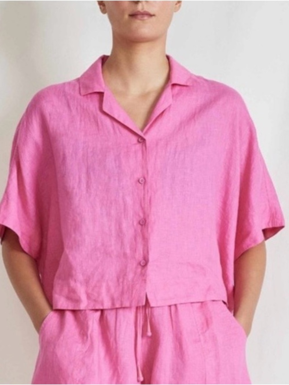Apiece Apart Serra Top dark pink